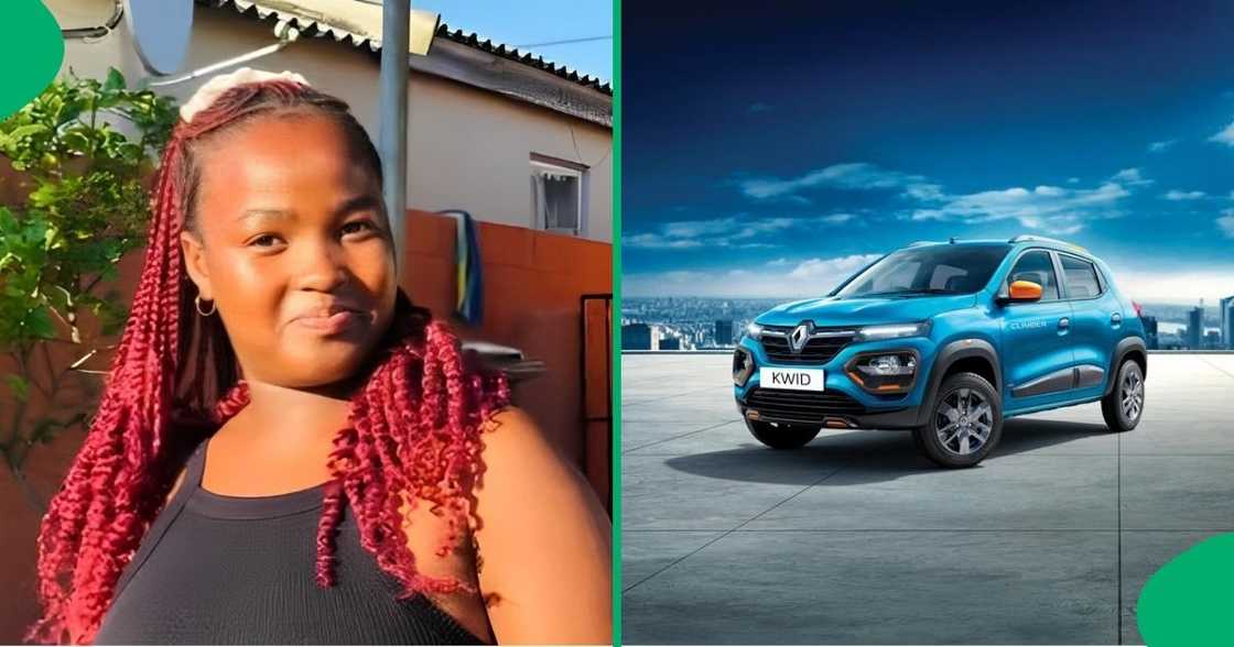 A Cape Town woman shared a video of a Renault Kwid without a roof.