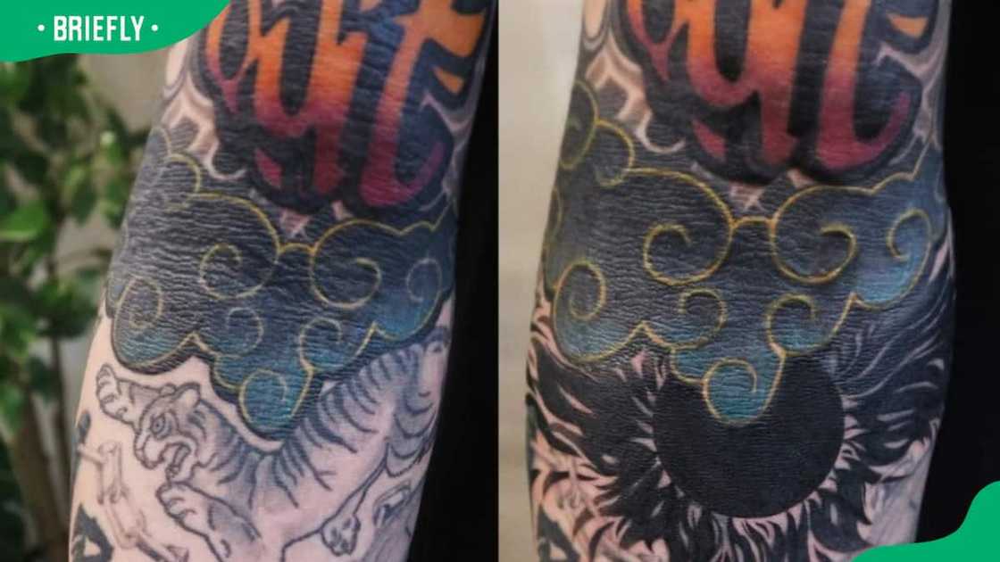 Jungkook's clouds tattoo Jungkook's clouds tattoo