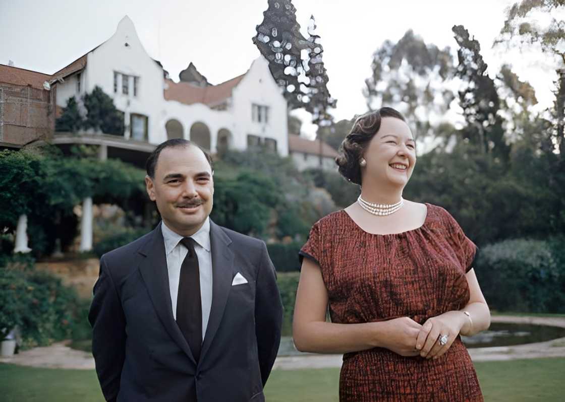 Mary Slack's parents, in Brenthurst, Johannesburg in South Africa in 1965. Mary Slack's parents, in Brenthurst, Johannesburg in South Africa in 1965.