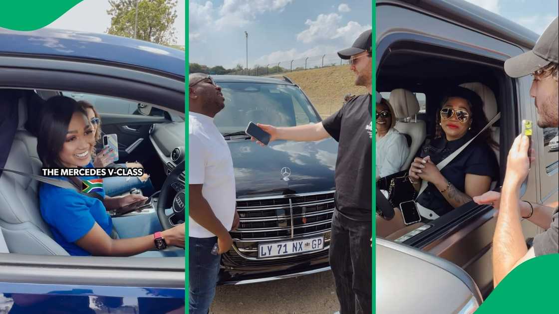 An unrealsed Mercedes-Benz V-CLass pulled up at the BMW M-Fest on the weekend An unrealsed Mercedes-Benz V-CLass pulled up at the BMW M-Fest on the weekend