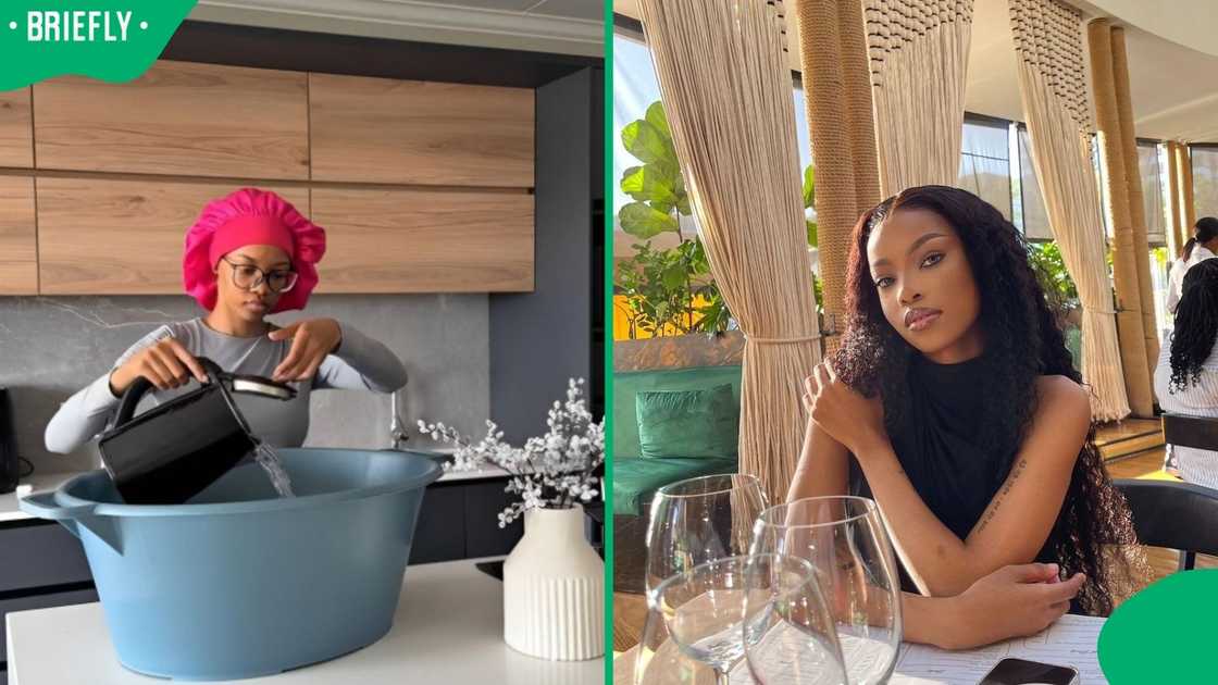 A woman vlogged about Johannesburg's water shortage. A woman vlogged about Johannesburg's water shortage.