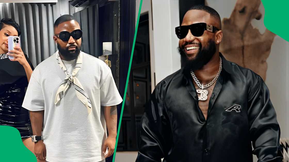 Netizens reacted to a video of Cassper Nyovest hanging out with his wife.