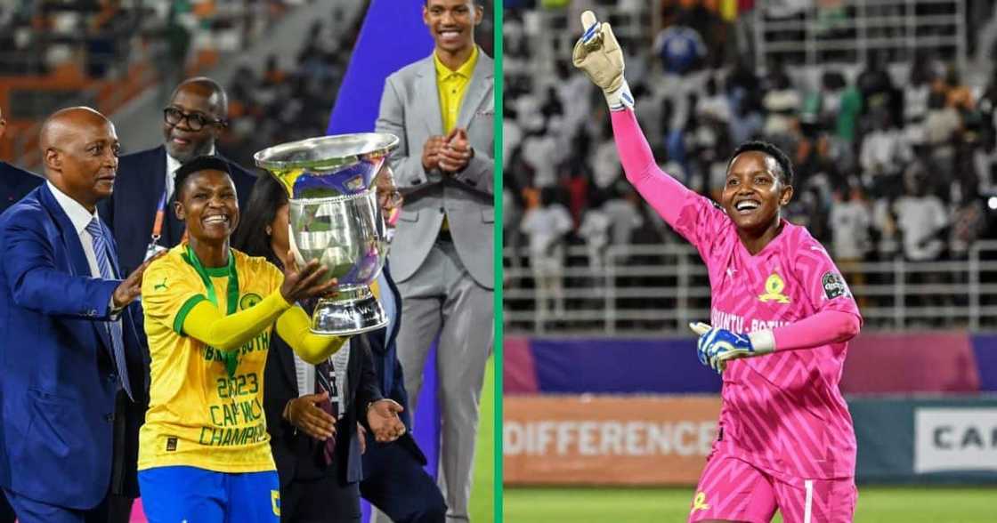 The Mamelodi Sundowns' women's team won the CAF Women Champion's League competition The Mamelodi Sundowns' women's team won the CAF Women Champion's League competition