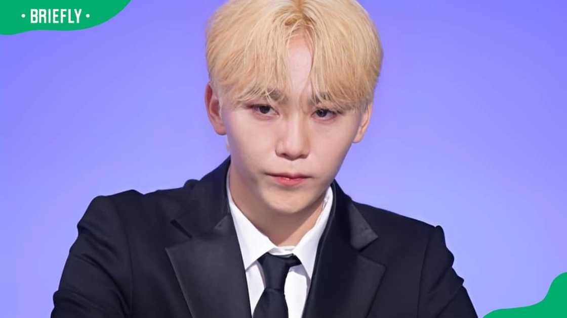 Seungkwan at the 4th Album 'Face the Sun' release press conference Seungkwan at the 4th Album 'Face the Sun' release press conference