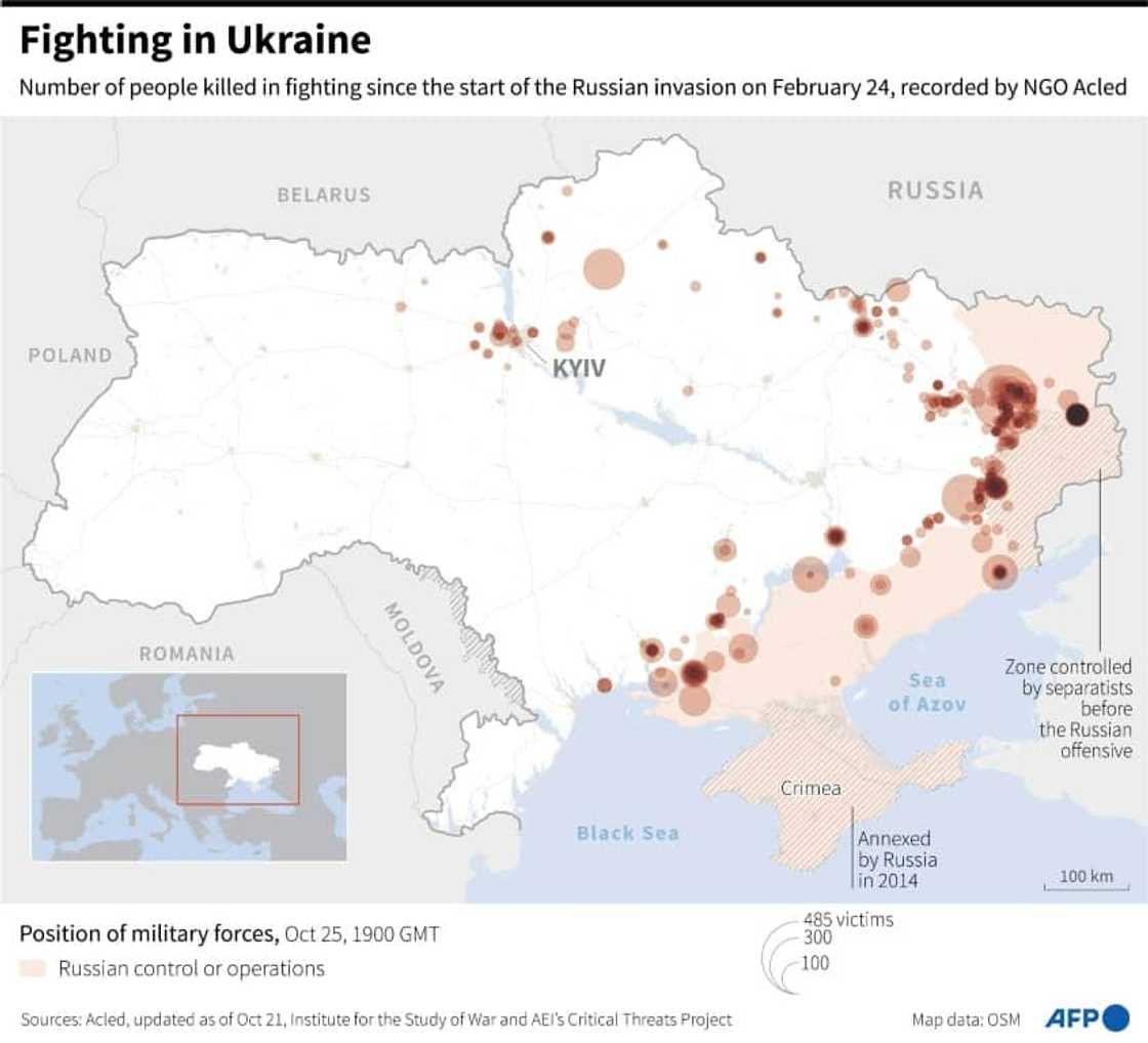 Fighting in Ukraine