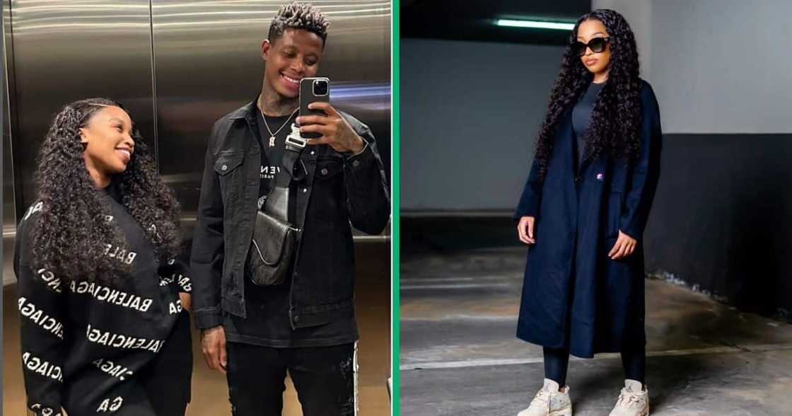 Cindy Mahlangu And Mamelodi Sundowns Midfielder Bongani Zungu Break The Cindy Mahlangu And Mamelodi Sundowns Midfielder Bongani Zungu Break The