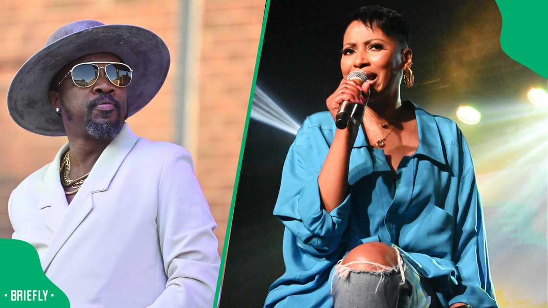 Netizens reacted to Zonke collaborating with Anthony Hamilton.