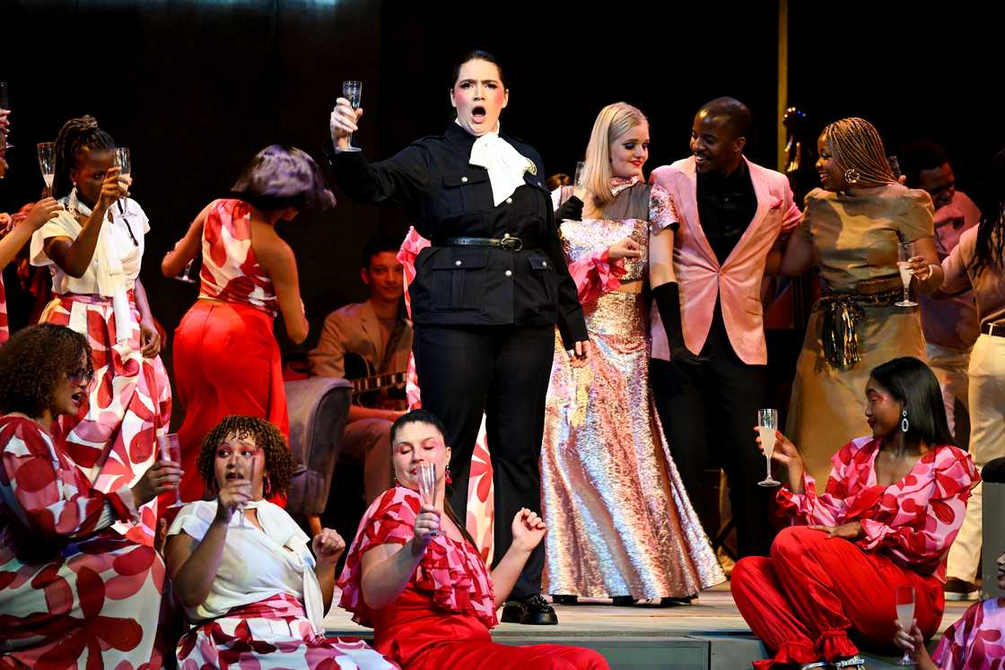Opera UCT's actors bring Die Fledermaus to life at Baxter Theatre in Cape Town.