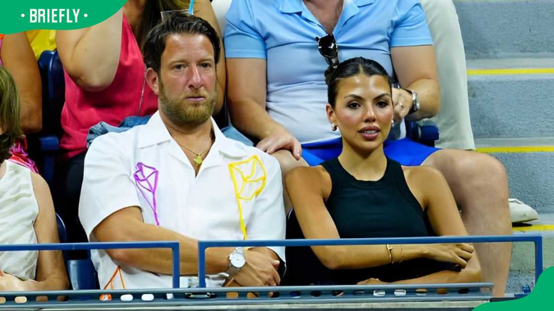 Dave Portnoy and Silvana Mojica at an event Dave Portnoy and Silvana Mojica at an event