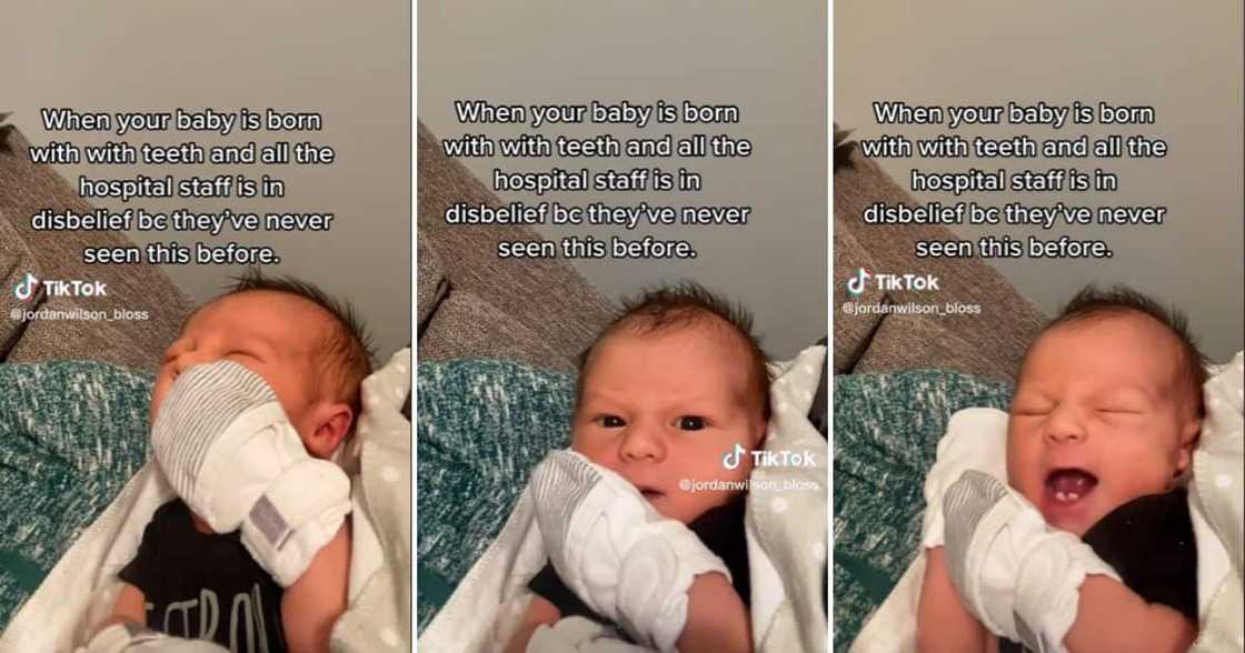 Baby born with teeth goes viral Baby born with teeth goes viral