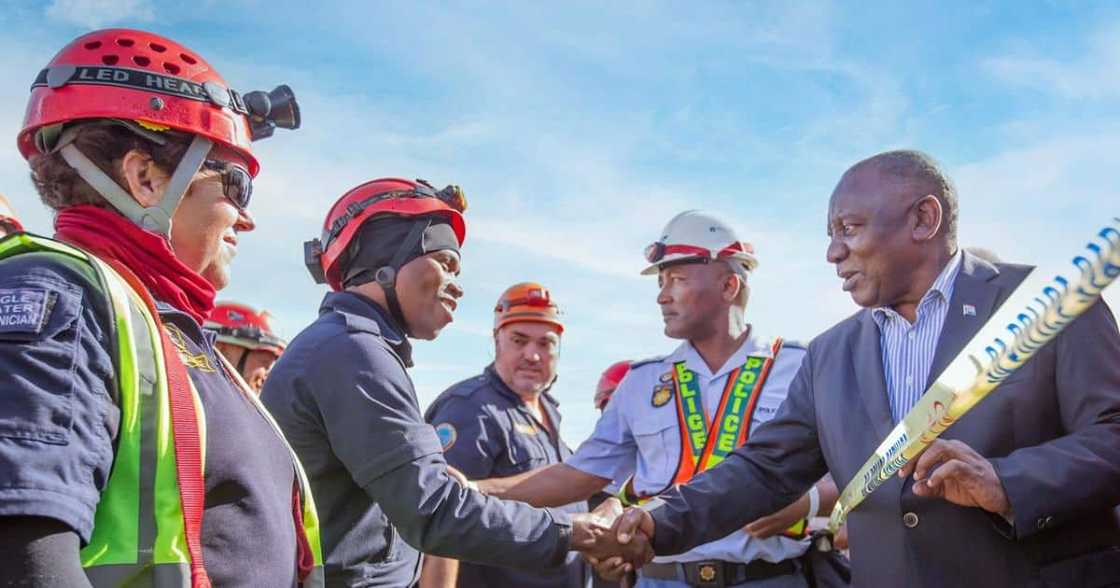 President Cyril Ramaphosa pledged to compensate the victims and families of the George building collapse President Cyril Ramaphosa pledged to compensate the victims and families of the George building collapse