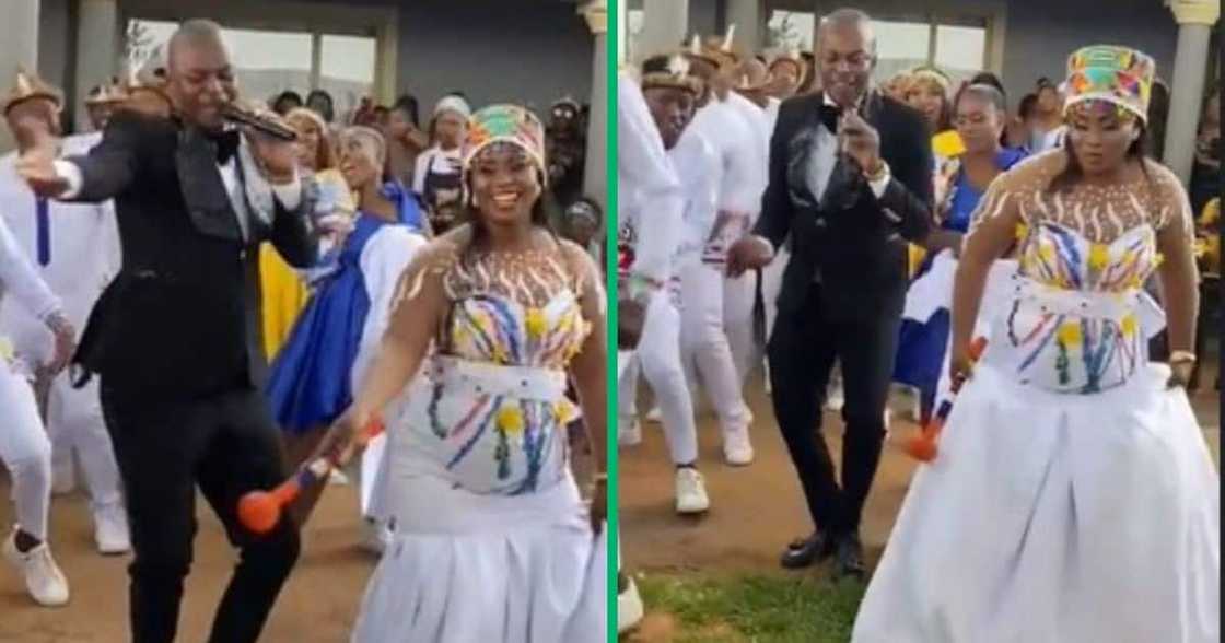 Limpopo MC Leads Wedding Step in TikTok Video, Man’s Electrifying Energy Has Women Raving About Him Limpopo MC Leads Wedding Step in TikTok Video, Man’s Electrifying Energy Has Women Raving About Him