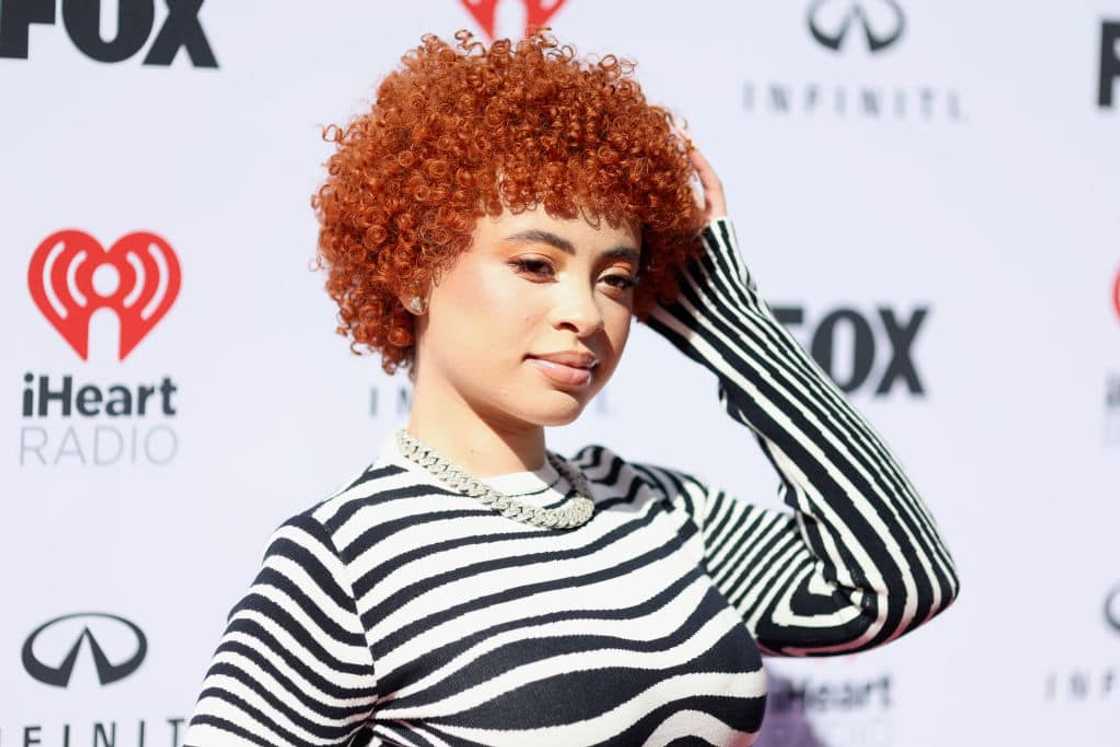 Ice Spice at Dolby Theatre in Los Angeles, California. Ice Spice at Dolby Theatre in Los Angeles, California.