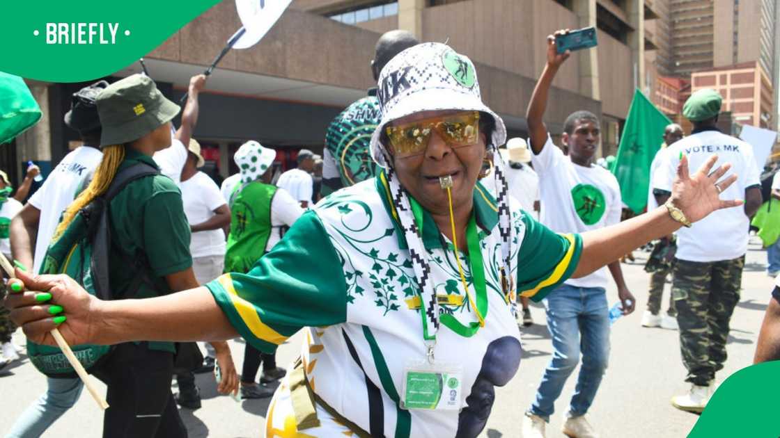 The MK Party in Gauteng organised a march in support of General Nhlanhla Mkhwanazi The MK Party in Gauteng organised a march in support of General Nhlanhla Mkhwanazi