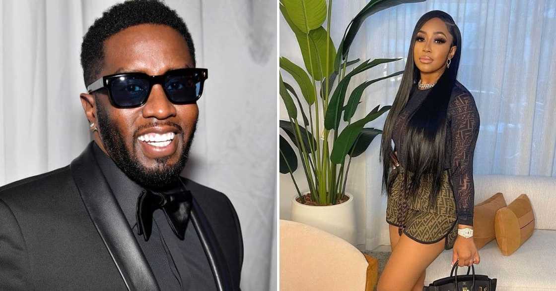 Diddy biteh of new baby with mystery woman