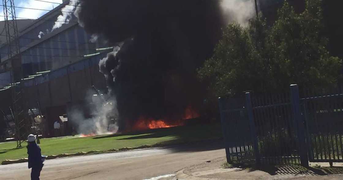 Explosion, Eskom, Camden Power Station, loadshedding, rolling blackouts Explosion, Eskom, Camden Power Station, loadshedding, rolling blackouts