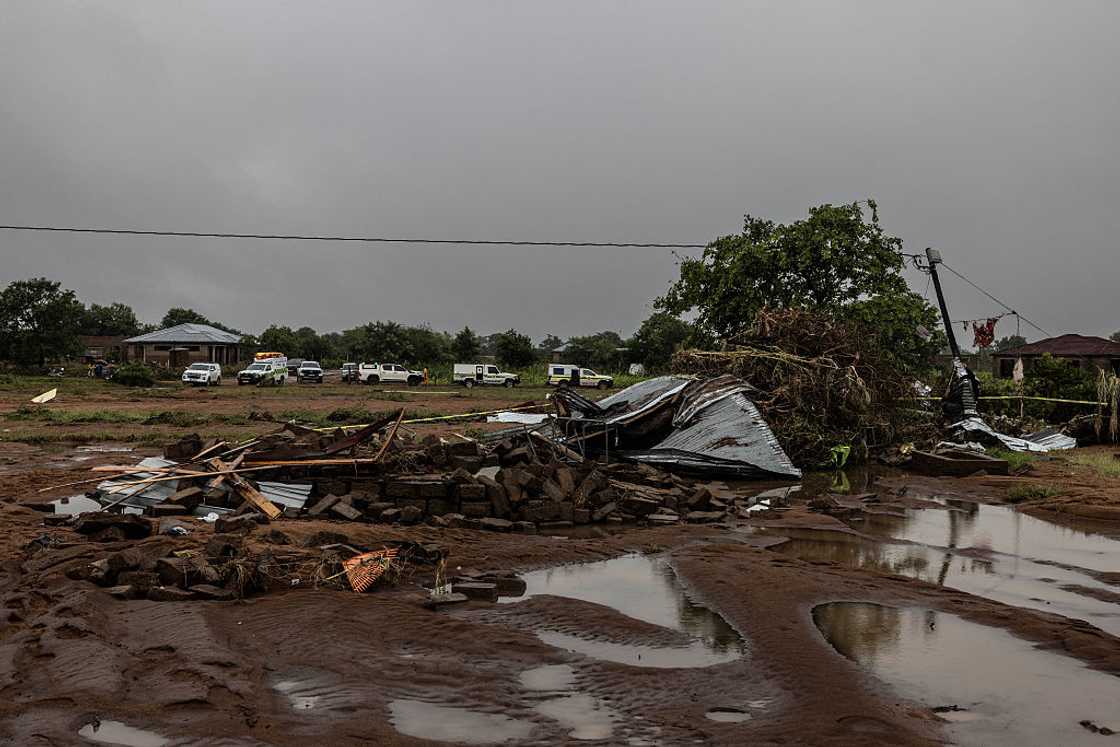 Homes in Limpopo were destroyed during the devastating floods Homes in Limpopo were destroyed during the devastating floods