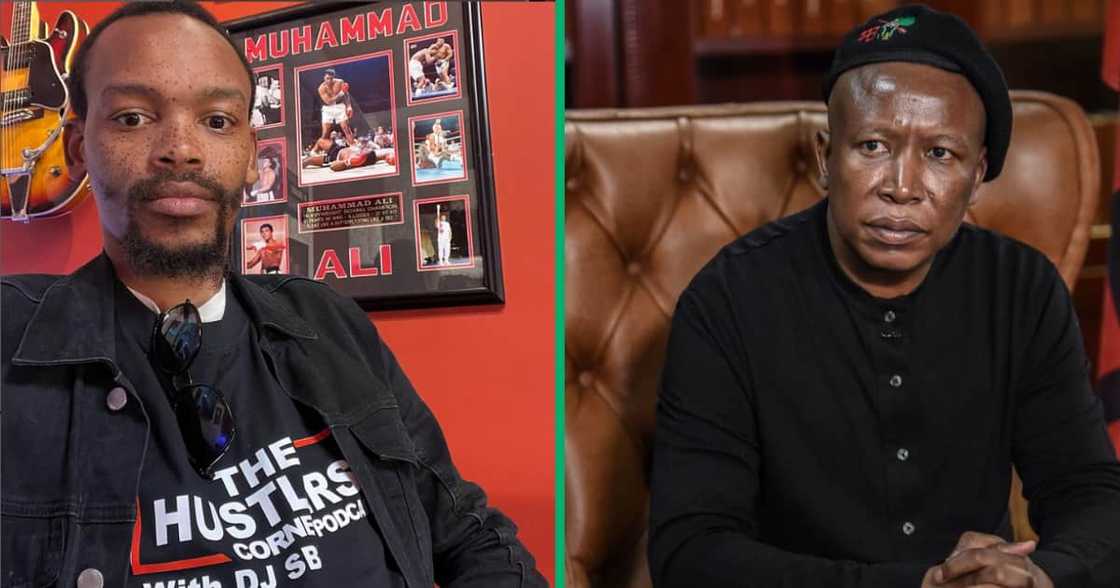 JUlius Malema blocked Nota on X JUlius Malema blocked Nota on X