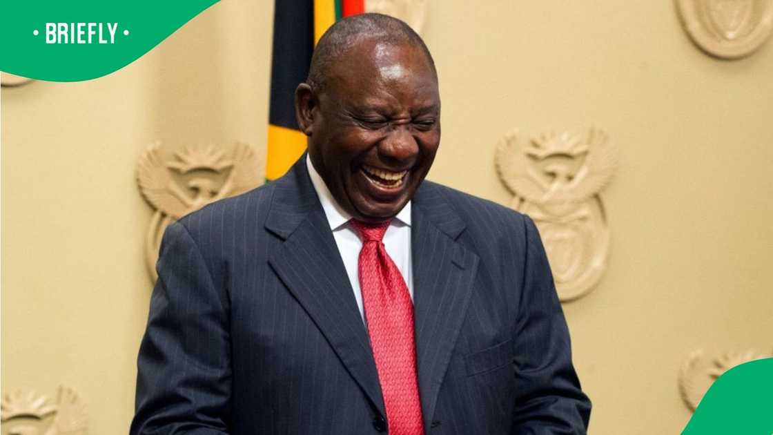 SA gagged by President Ramaphosa's goofy side