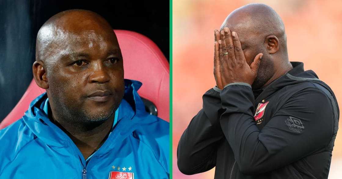 Pitso Mosimane's Abha FC side lost 5-0 to Al-Shabab. Pitso Mosimane's Abha FC side lost 5-0 to Al-Shabab.