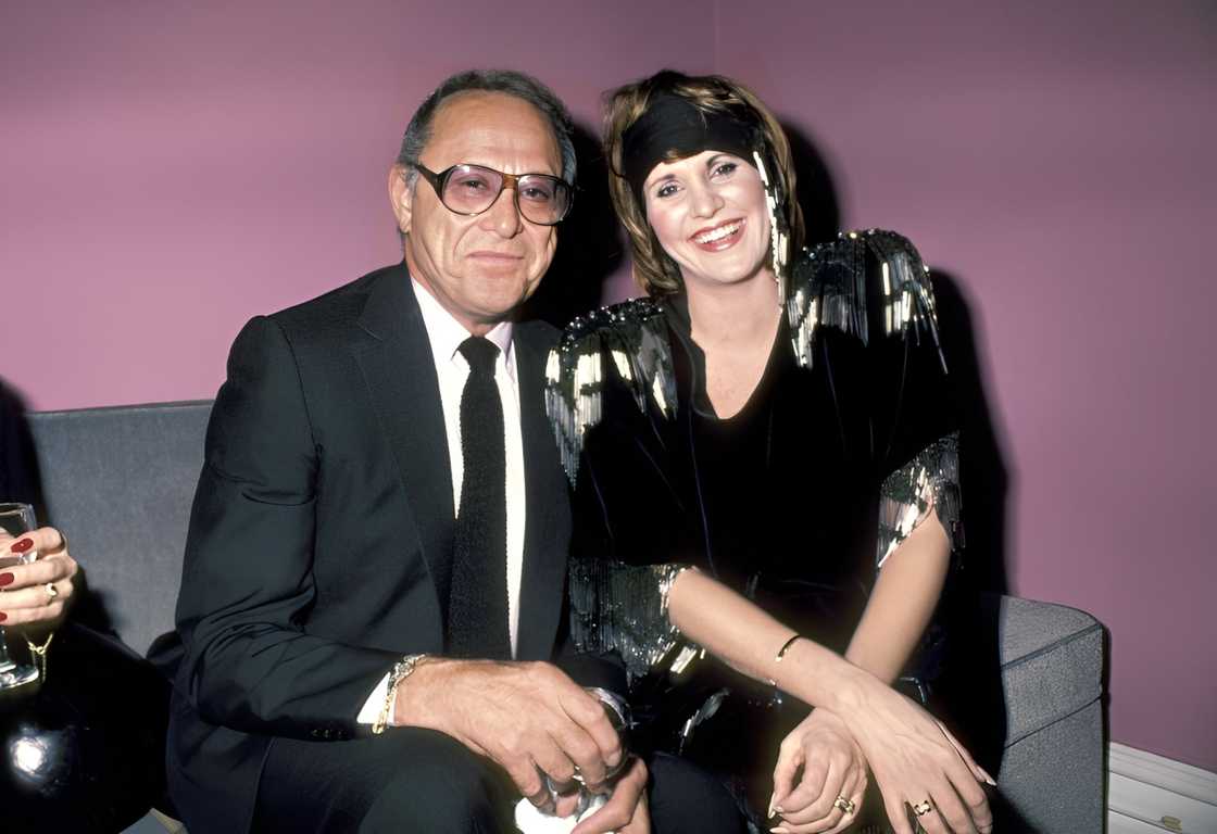 Lorna Luft and her father Sidney Luft at Tony Chase's birthday party in 1983