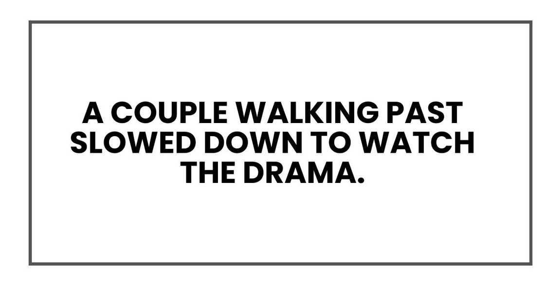 A COUPLE WALKING A COUPLE WALKING