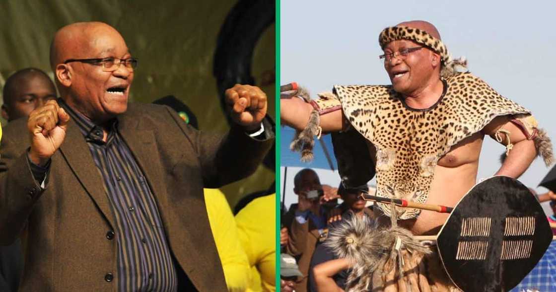 The MK Party's Jacob Zuma showed face on 25 April 2024, dismissing reports of him being unwell. The MK Party's Jacob Zuma showed face on 25 April 2024, dismissing reports of him being unwell.