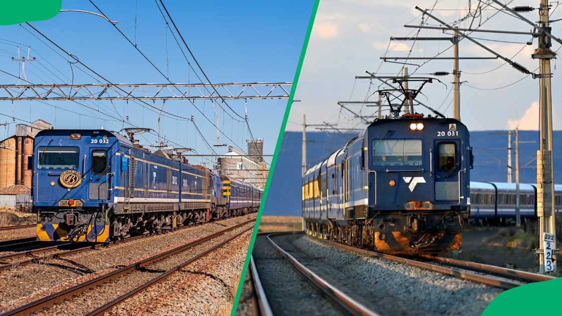 The Blue Train in Pretoria The Blue Train in Pretoria
