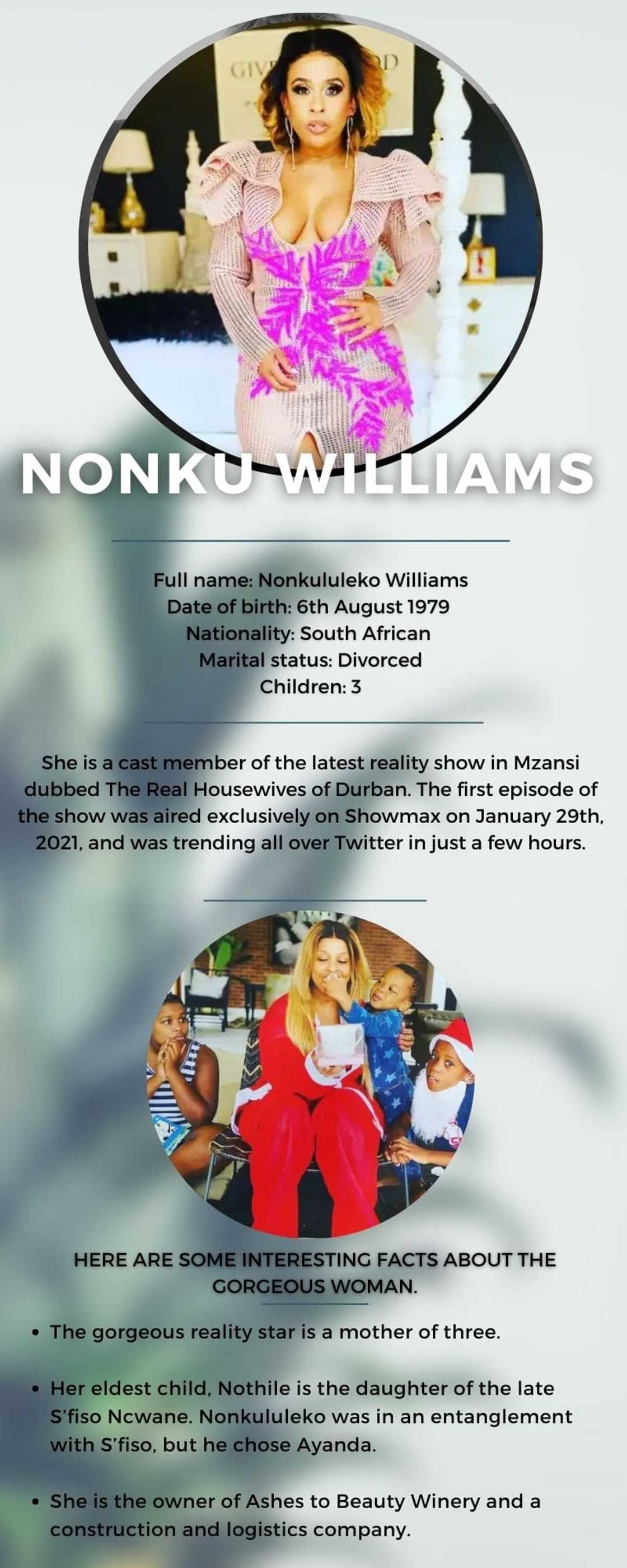 Nonku Williams bio Nonku Williams bio