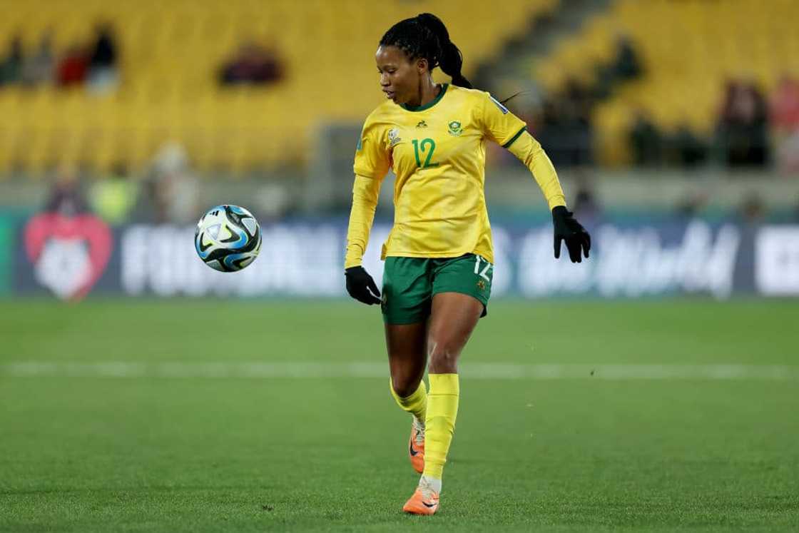 Jermaine Seoposenwe of South Africa during the FIFA Women's World Cup Australia & New Zealand 2023 Jermaine Seoposenwe of South Africa during the FIFA Women's World Cup Australia & New Zealand 2023