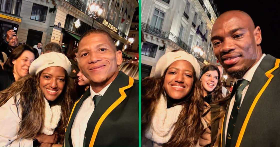 SA woman meets the Springboks