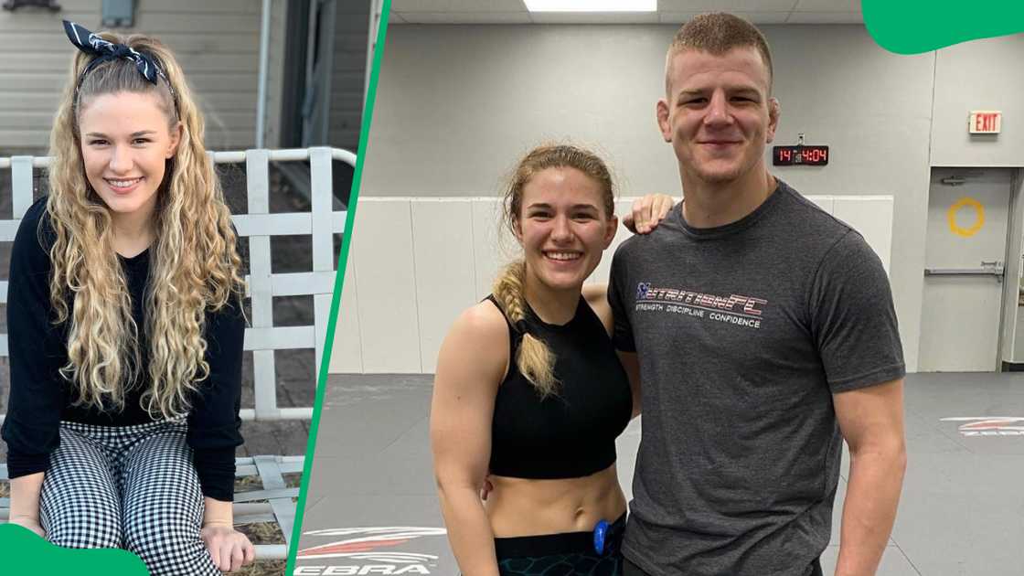 MMA fighter Elle Dawson and her husband, Grant Dawson MMA fighter Elle Dawson and her husband, Grant Dawson