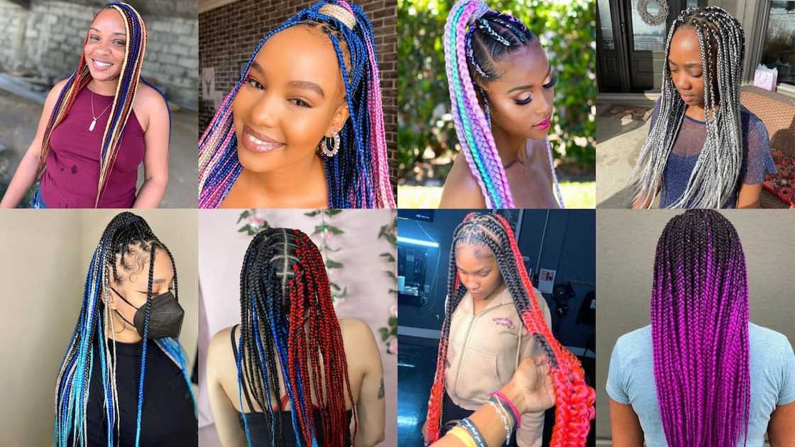 Long braids hairstyles