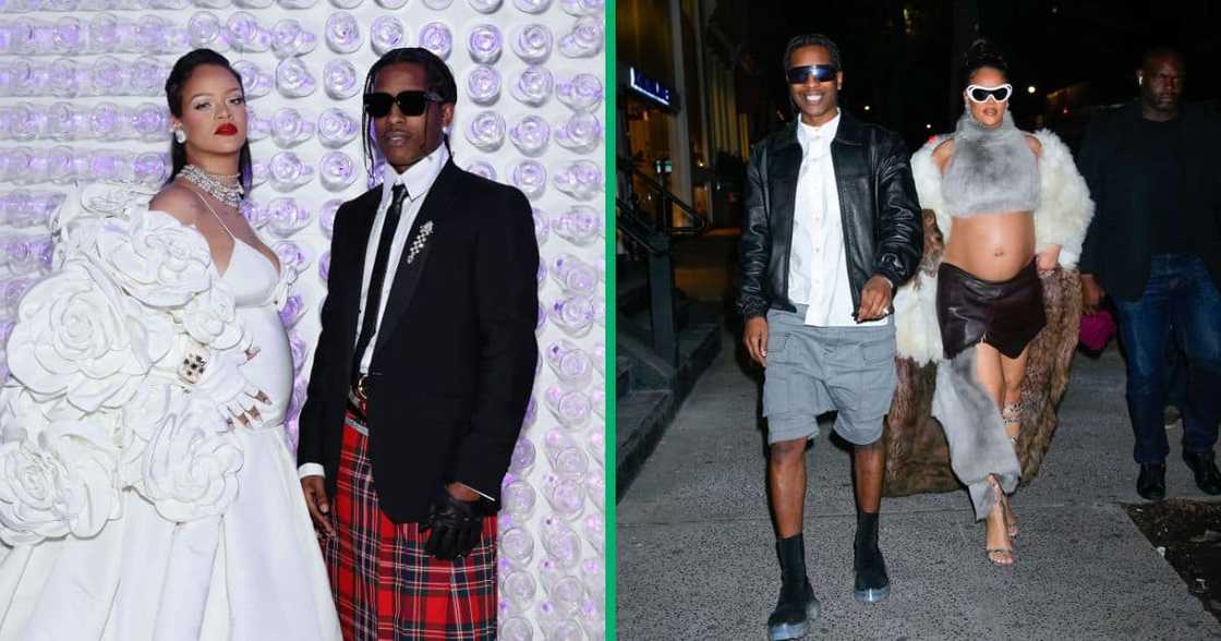 RIhanna and A$AP Rocky captured together RIhanna and A$AP Rocky captured together