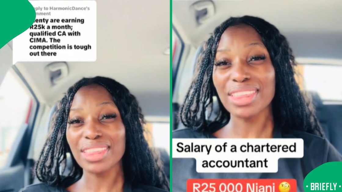 The visual on the left showed the comment the CA received about salaries