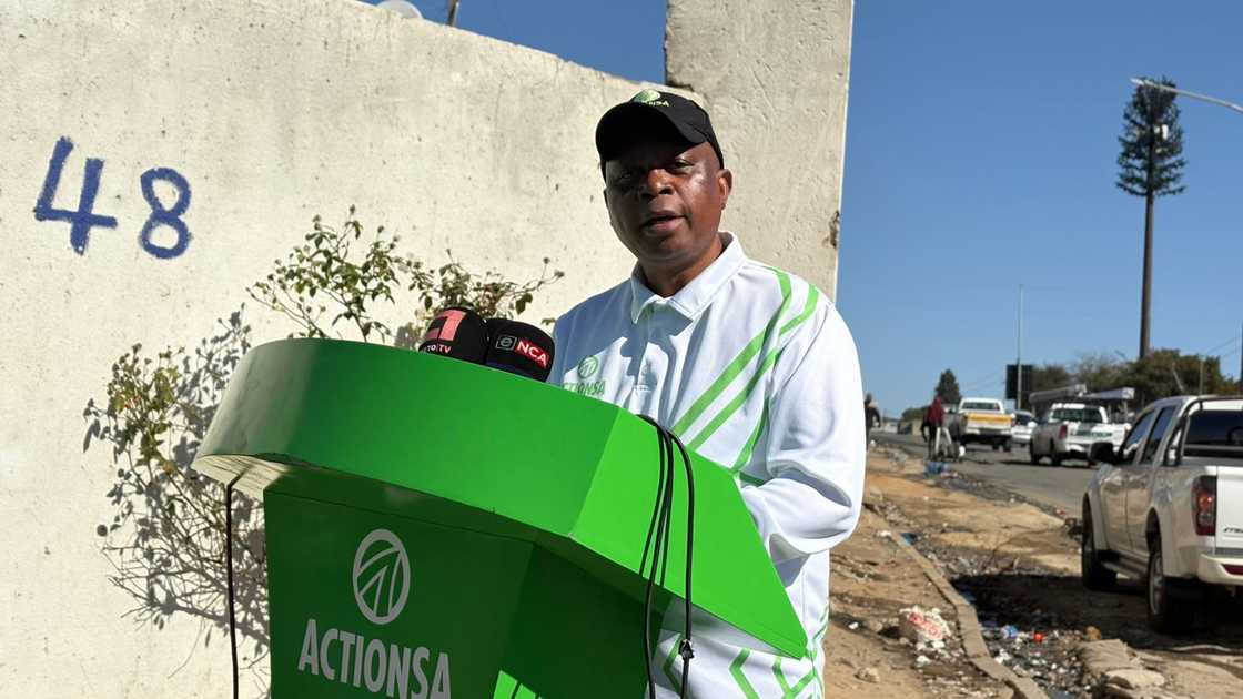 ActionSA president Herman Mashaba was in Alexandra ActionSA president Herman Mashaba was in Alexandra