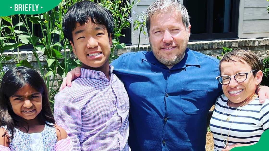 Dr Jen Arnold and Bill Klein's family