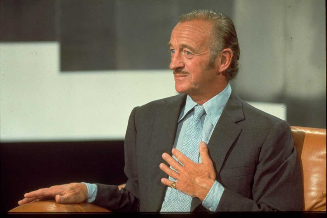 Actor David Niven in 1971.