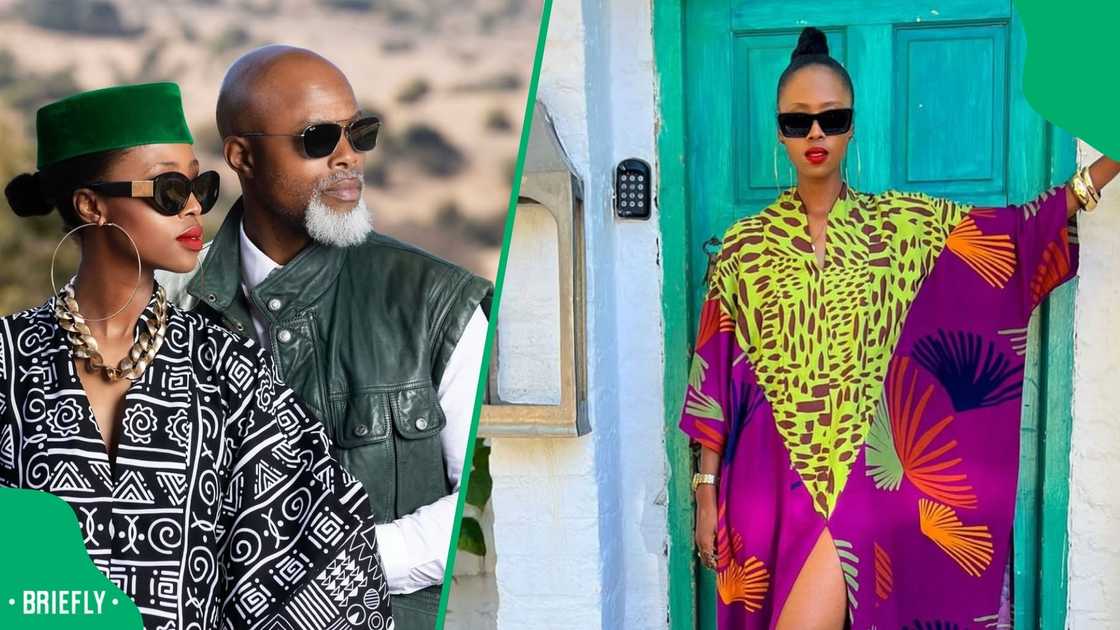Thapelo Mokoena's wife criticised for wearing revealing clothes Thapelo Mokoena's wife criticised for wearing revealing clothes