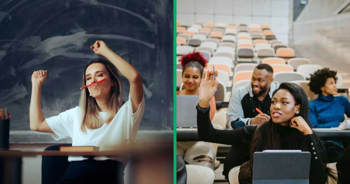 NWU lecturer was captured in a TikTok video showing off his dance moves. NWU lecturer was captured in a TikTok video showing off his dance moves.