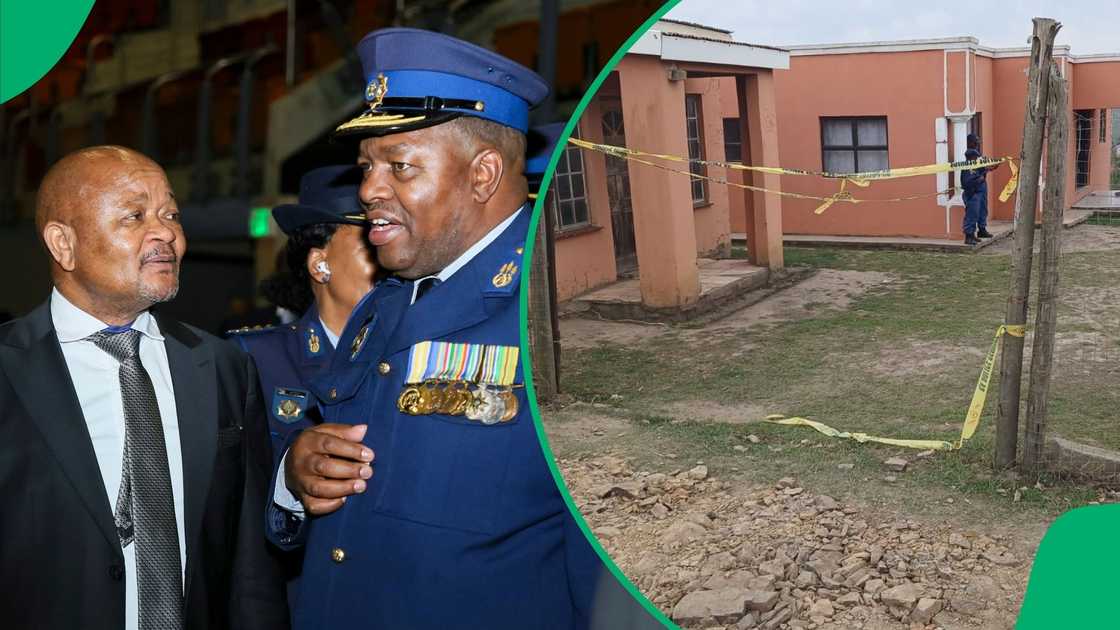 Police Minister Senzo Mchunu and National Police Commissioner General Fannie Masemola provided an update on the Lusikisiki mass shooting. Police Minister Senzo Mchunu and National Police Commissioner General Fannie Masemola provided an update on the Lusikisiki mass shooting.