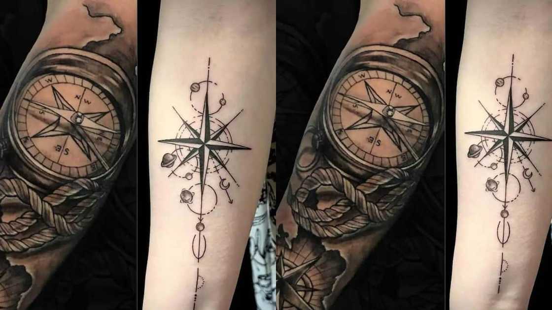 Compass tattoo Compass tattoo