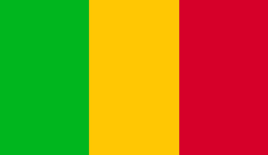 The flag of Mali