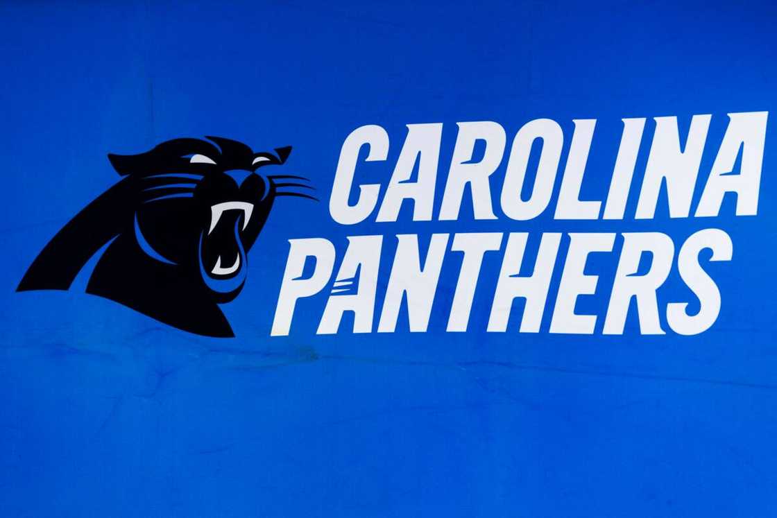 Carolina Panthers logo in Los Angeles