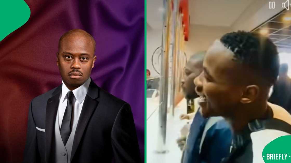 Facebook users loved his sense of humour, praising his confidence Facebook users loved his sense of humour, praising his confidence