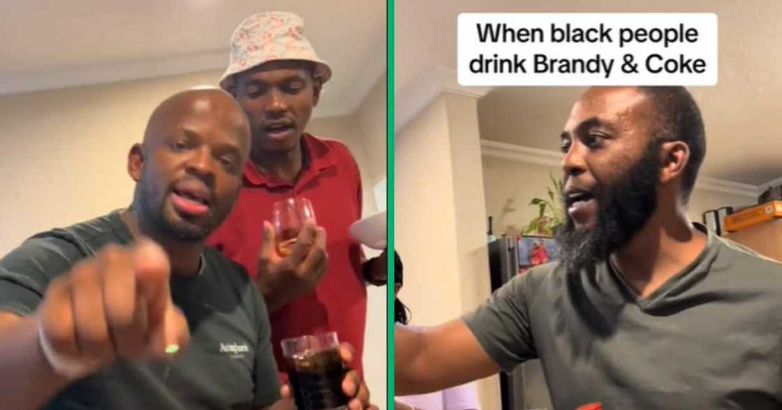 Afrikaans, Coke, brandy, South Africa, TikTok video