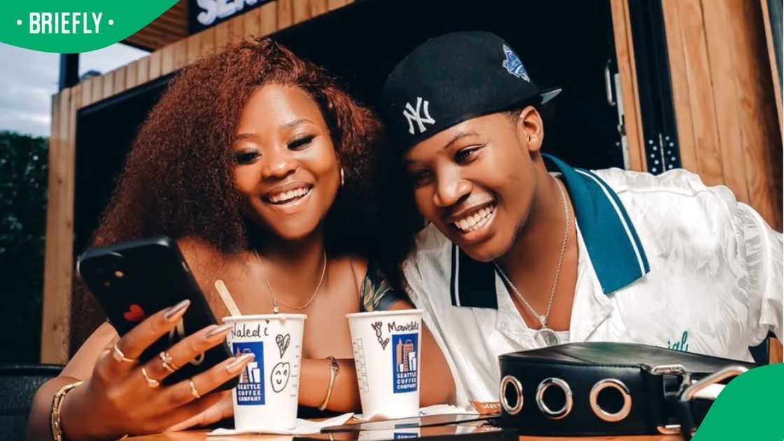 Naledi Aphiwe and Mawelele flaunted their relationship Naledi Aphiwe and Mawelele flaunted their relationship