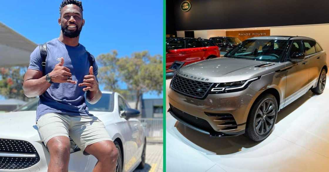 Australian rugby player Samu Kerevi showed love to Siya Kolisi after he showed off his new Range Rover Velar.