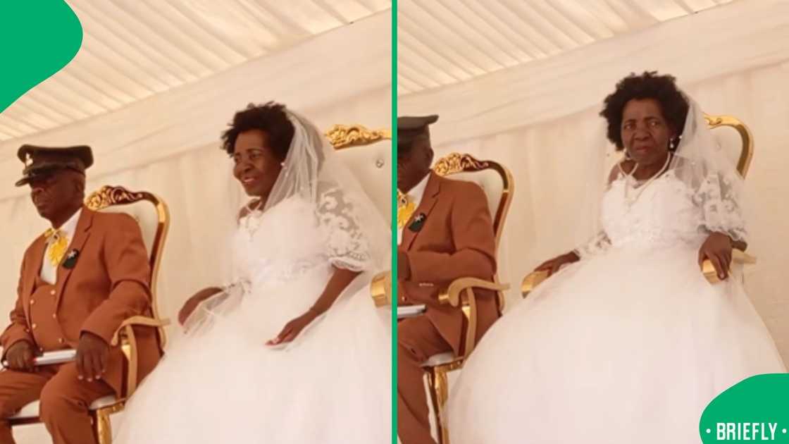 A TikTok post of a 77-year-old tying the knot brought joy to viewers in South Africa and internationally