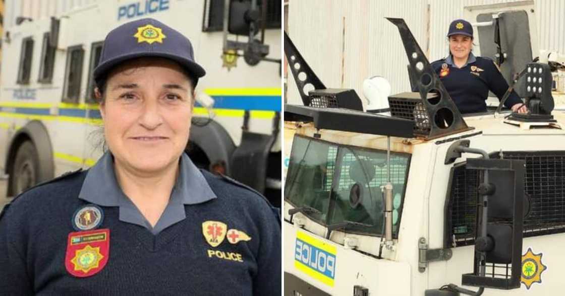 Warrant Officer Esterhuizen for the South African Police Service